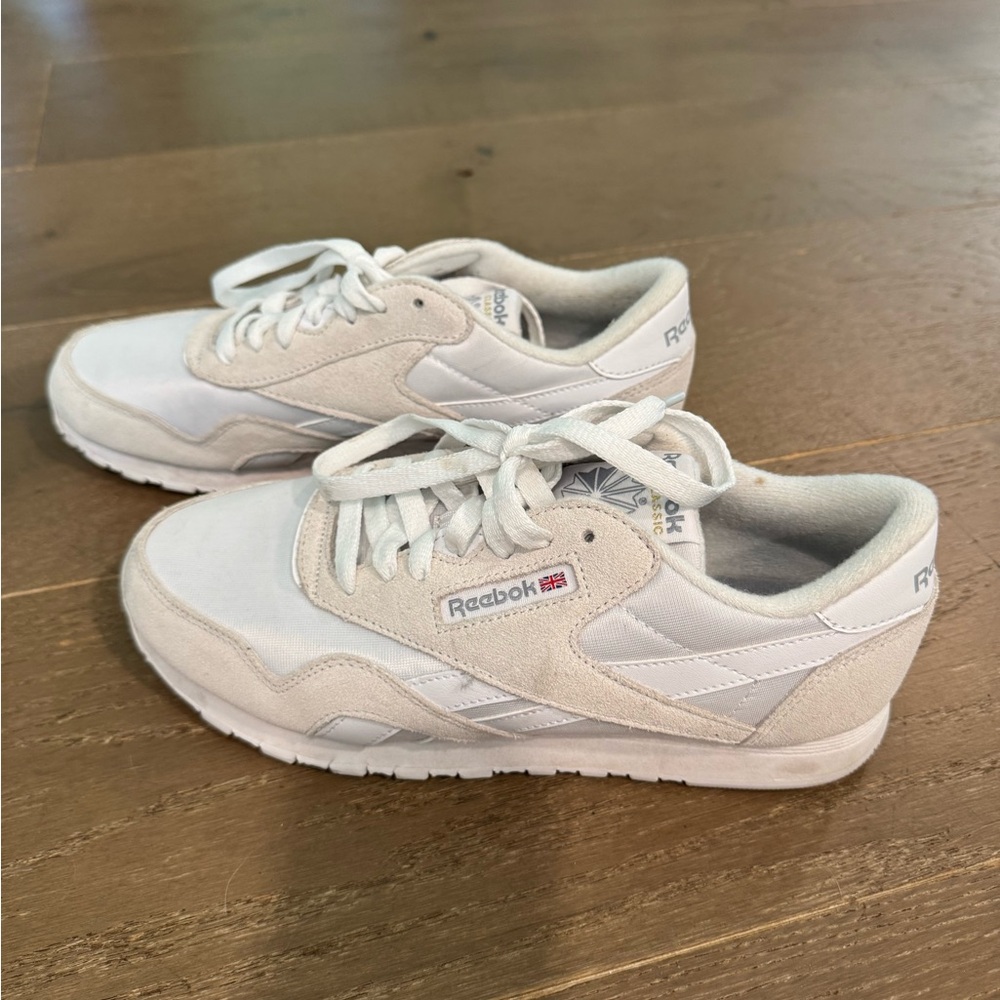 Reebok Classic Nylon White Sneakers